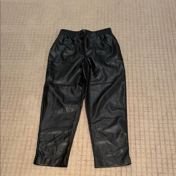 A New Day Black Faux Leather pants - Picture 1 of 3